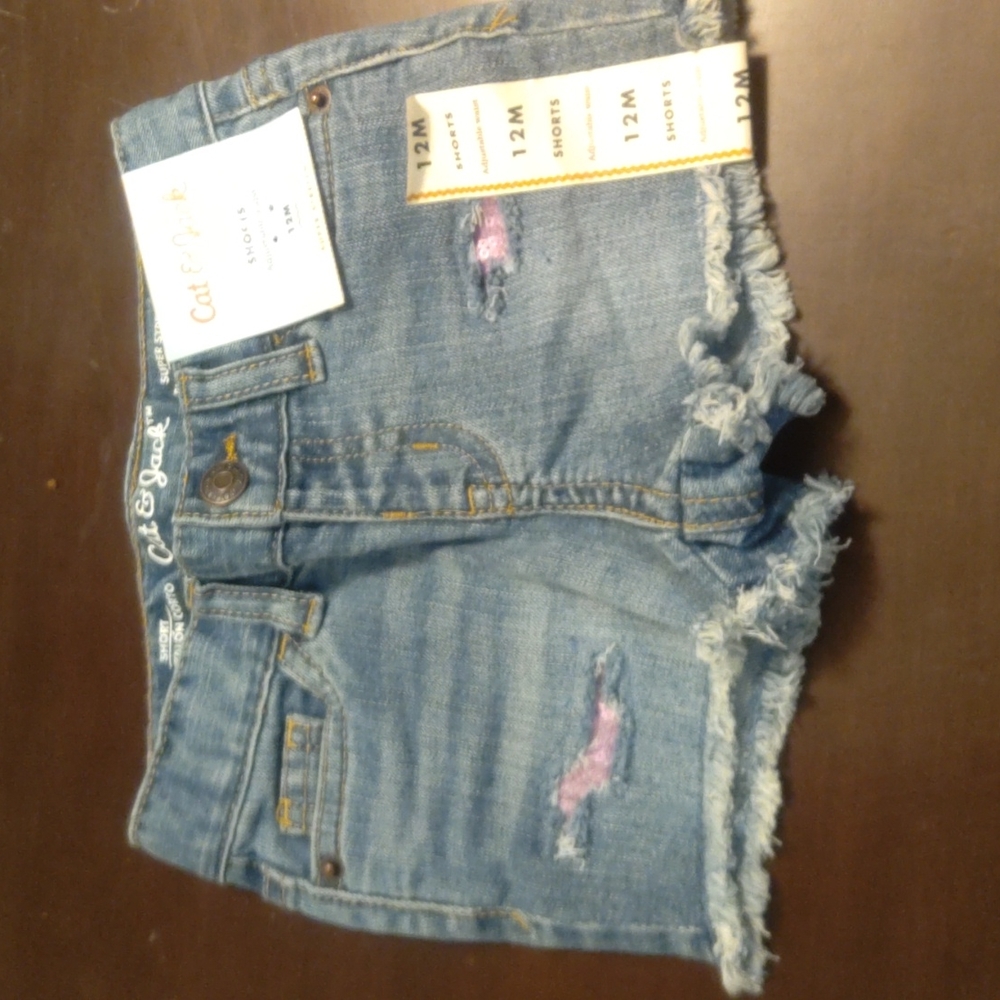 New with tag jean shorts from cat & jack